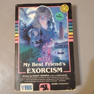 My‎ Best Friend's Exorcism By Grady Hendrix Soft Back Novel Book VHS Retro Cover